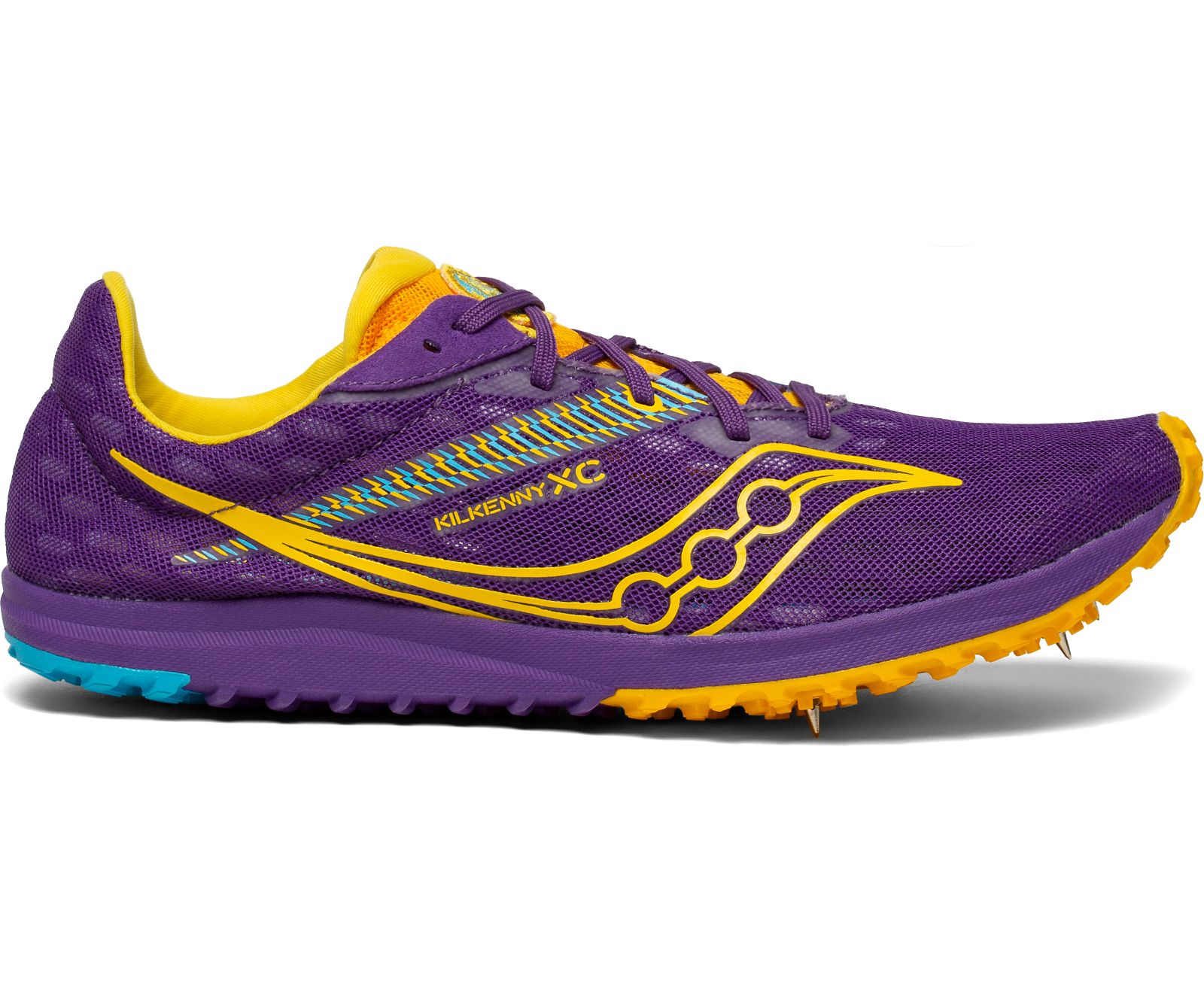 Tenis Para Correr Saucony Kilkenny Xc9 Spike Mujer Morados Dorados | México 163UZGT